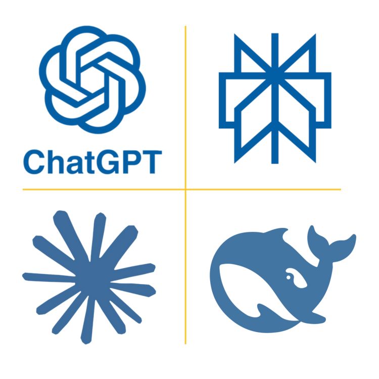 Loga wyszukiwarek AI